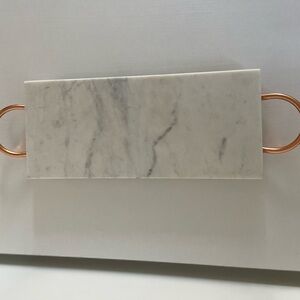 West elm marble tray with copper handles - West Elm Marble Tray